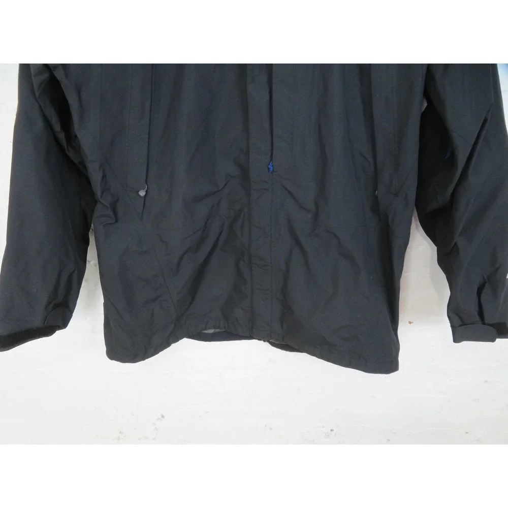 The North Face Gore-Tex Jacket Mens 4XL Black Hooded Rain Coat Hiking Outdoor